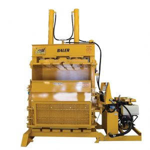 Eagle Baler is designed to compress and bale car and truck tires