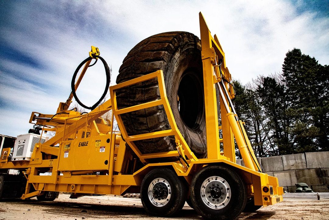 What are the major benefits of Implementing a portable OTR tire