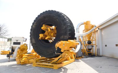 Eagle International Develops Machine to Peel Mulch from OTR Tires